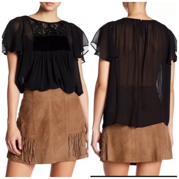 Calypso St. Barth Tops - 🆕 CALYPSO ST. BARTH Cellini Fringe Silk Top SMALL